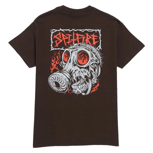 Spitfire Shirt Gas Mask Dark Chocolate