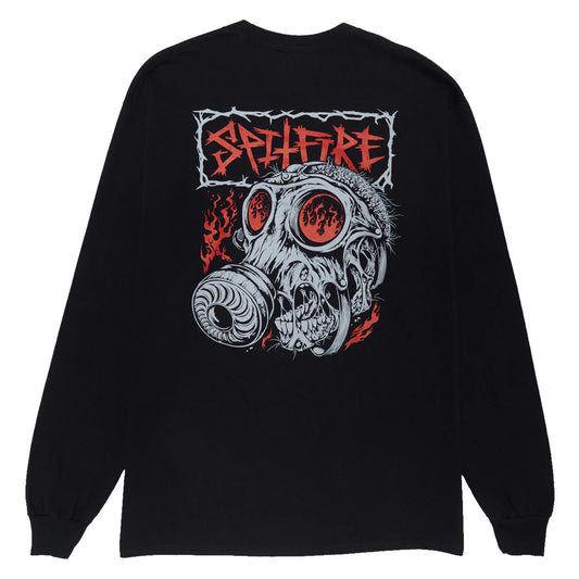 Spitfire Shirt Gas Mask Long Sleeve Black