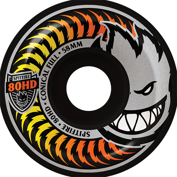 Spitfire Wheels Conical Full 58mm 80HD Fade Black