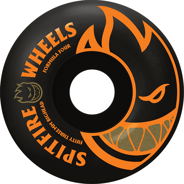Spitfire Wheels Formula 4 Bighead 52mm 99A Black Orange