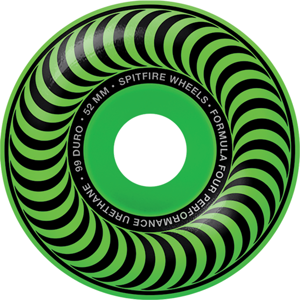 Spitfire Wheels Formula 4 Classics 52mm 99A Neon Green