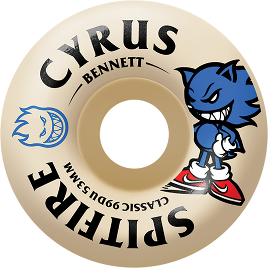 Spitfire Wheels Formula 4 Classics 53mm 99A Bennett Burn Squad