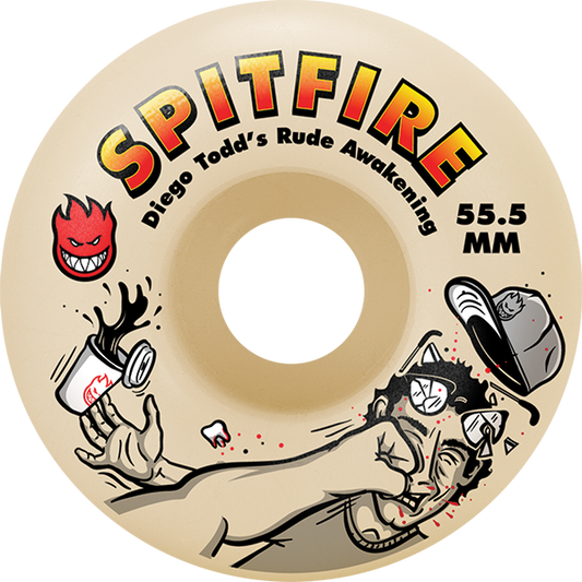 Spitfire Wheels Formula 4 Classics 55.5mm 99A Todd Rude Awakening