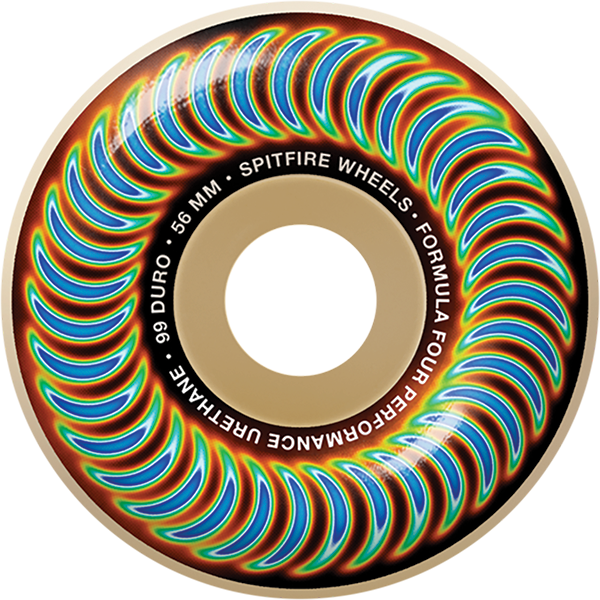 Spitfire Wheels Formula 4 Classics 56mm 99A Radioactive