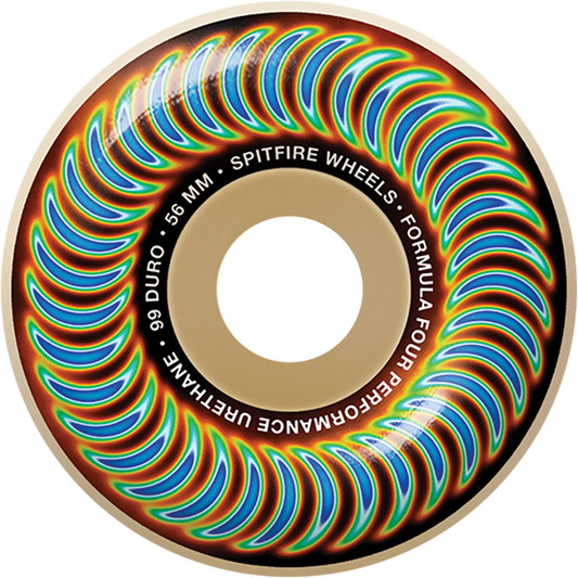 Spitfire Wheels Formula 4 Classics 56mm 99A Radioactive