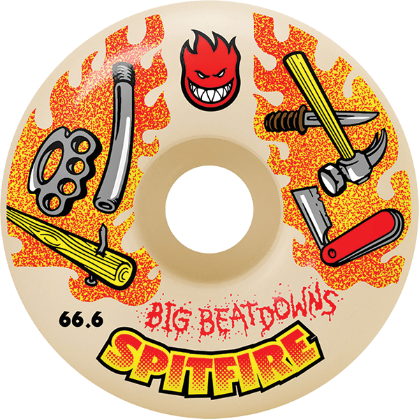 Spitfire Wheels Formula 4 Classics 66.6mm 99A Big Beatdown