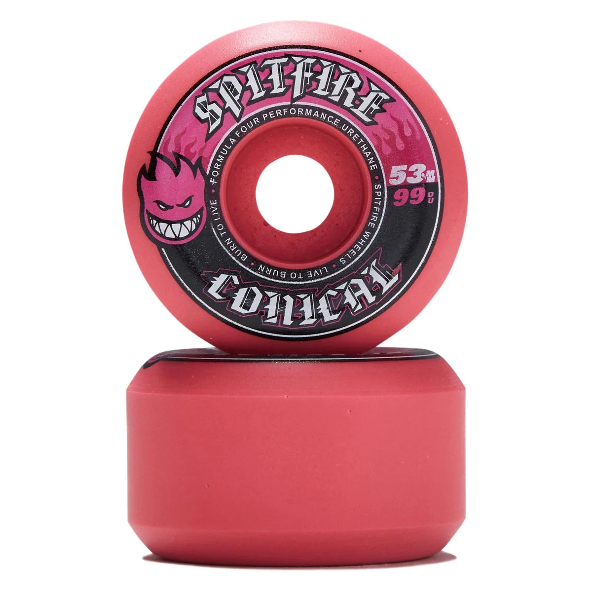 Spitfire Wheels Formula 4 Conical 53mm 99A Pink