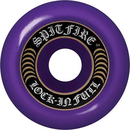 Spitfire Wheels Formula 4 Lock Ins Full 54mm 99A Purple