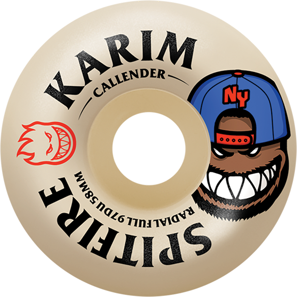 Spitfire Wheels Formula 4 Radial Full 58mm 97A Callender Burn Squad