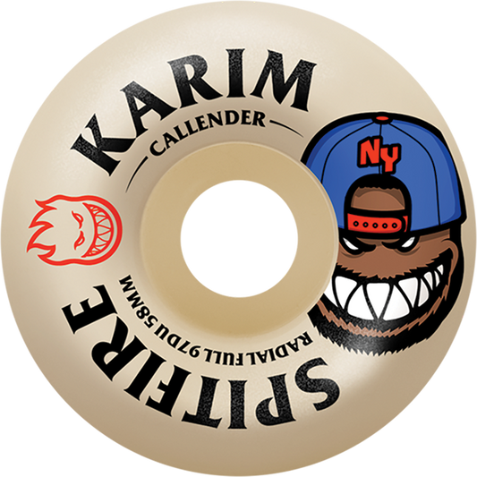 Spitfire Wheels Formula 4 Radial Full 58mm 97A Callender Burn Squad