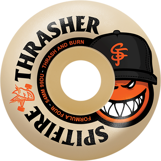 Spitfire Wheels Formula 4 Radial Full 58mm 99A Thrasher The City