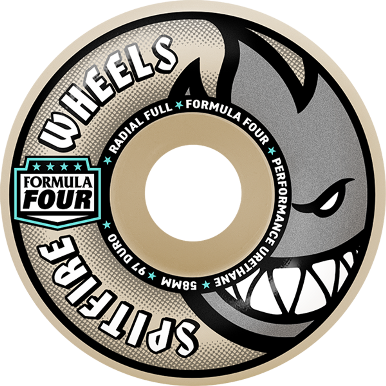 Spitfire Wheels Formula 4 Radial Full 58mm 97A