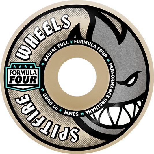 Spitfire Wheels Formula 4 Radial Full 58mm 97A