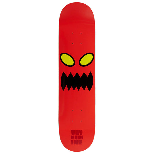 Toy Machine Skateboard Deck Monster Face Mini Red 7.38