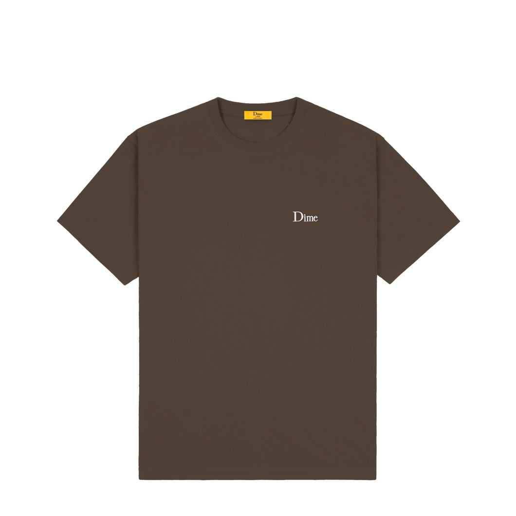 Dime Classic Small Logo T-Shirt - Driftwood
