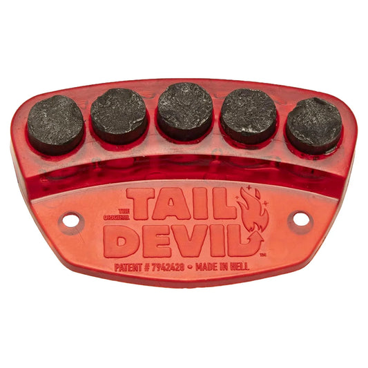 Raíles de patineta Tail Devil en rojo brillante