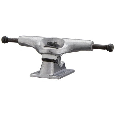 silver skateboard truck