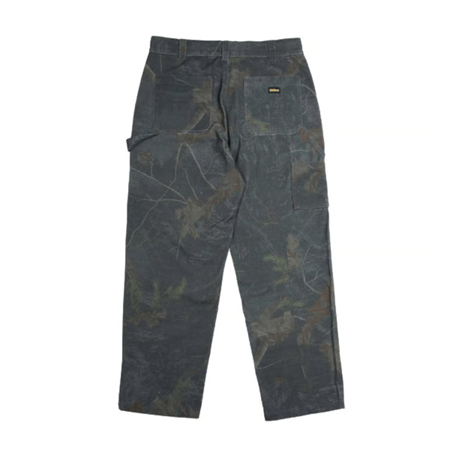 Camouflage pants on a white background