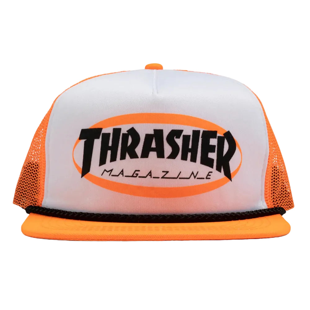 Thrasher Hat Ellipse Trucker Orange