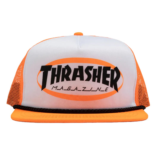 Thrasher Hat Ellipse Trucker Orange