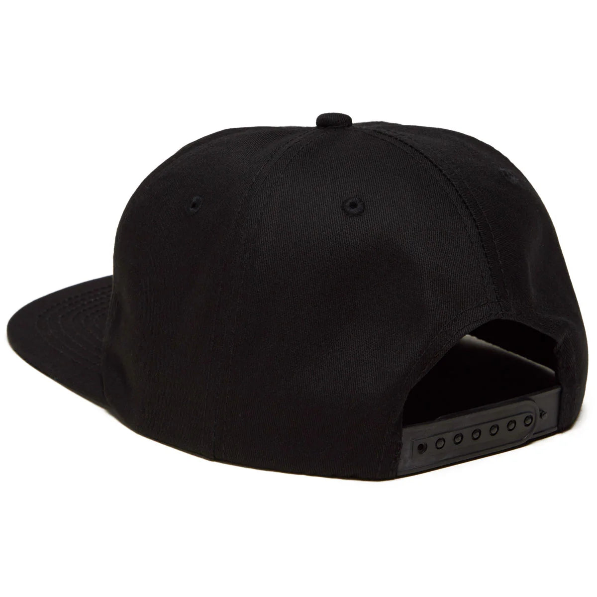Black baseball cap on a white background