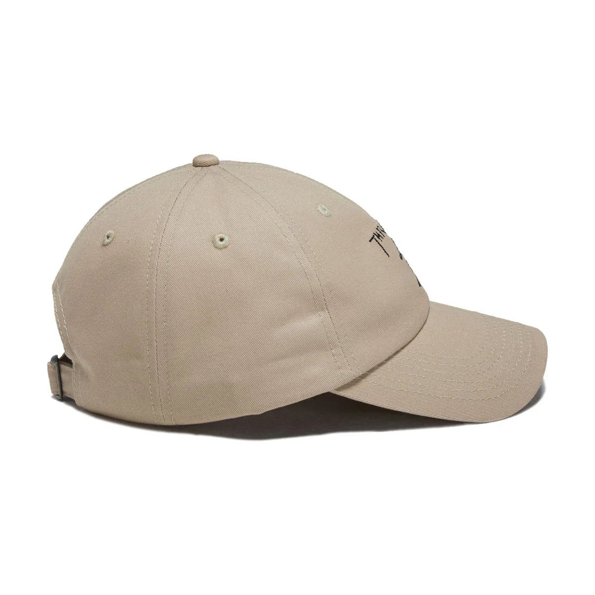 Beige baseball cap on a white background
