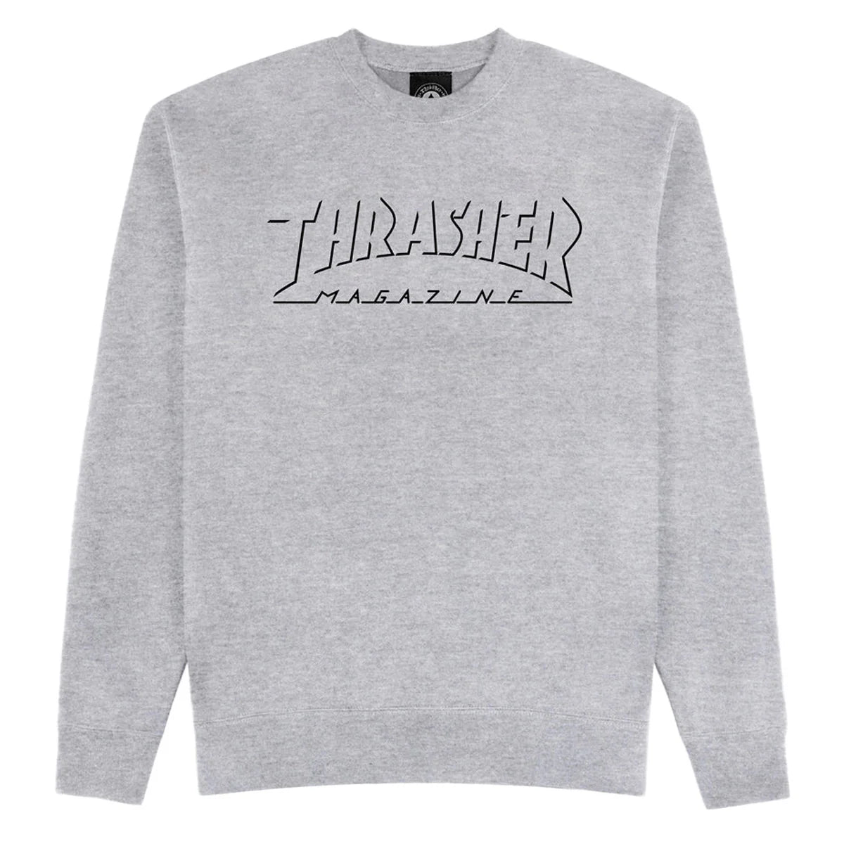 Thrasher Shadow Mag Logo Sweatshirt Sport Grey