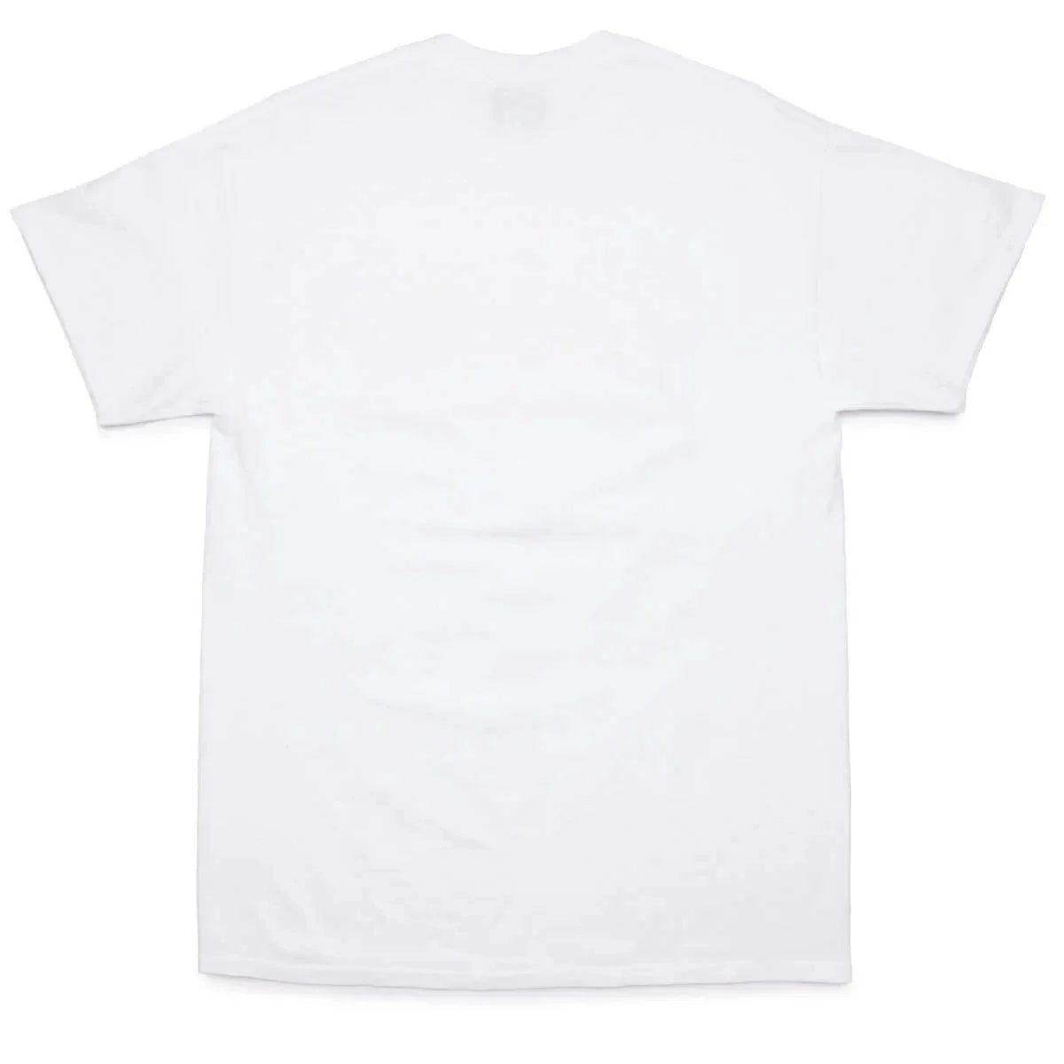 Plain white t-shirt on a white background