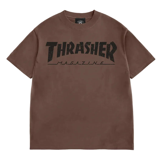 Thrasher Shirt Mag Logo Vintage Chocolate