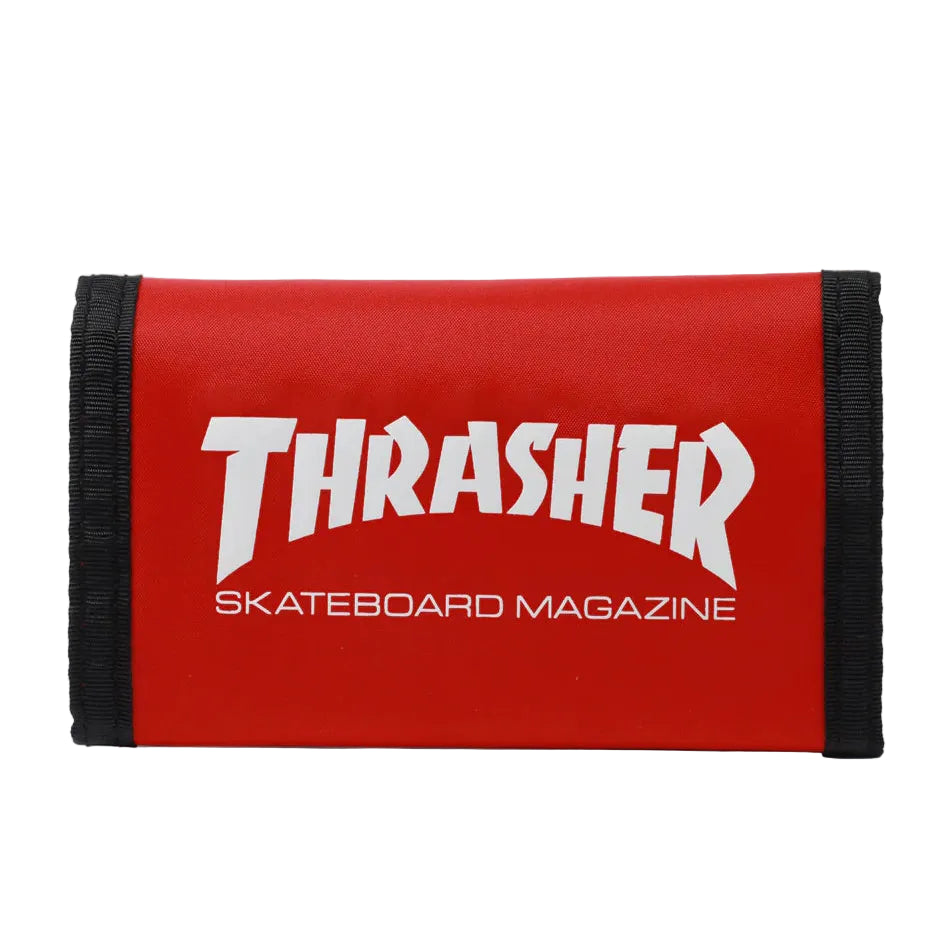 Thrasher Wallet Skate Mag Velcro Red
