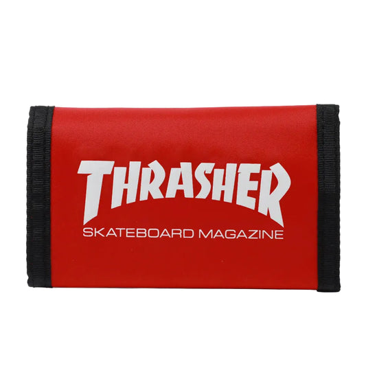 Thrasher Wallet Skate Mag Velcro Red