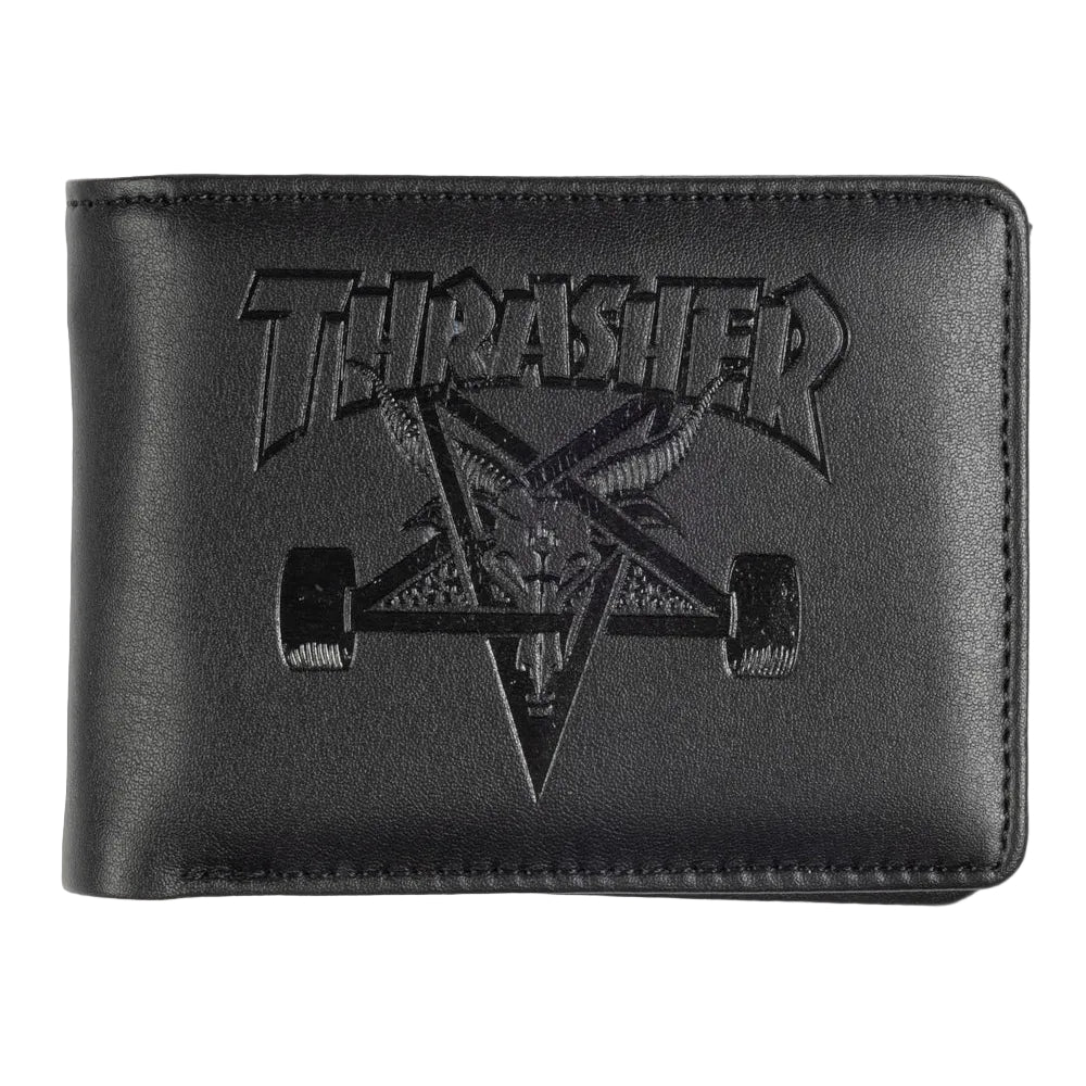 Thrasher Wallet Skategoat Leather Wallet Black