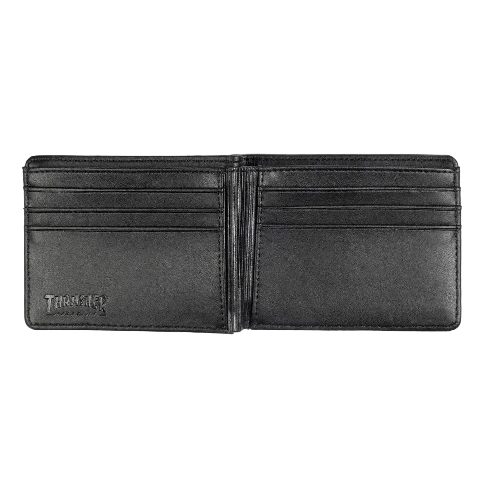 Thrasher Wallet Skategoat Leather Wallet Black