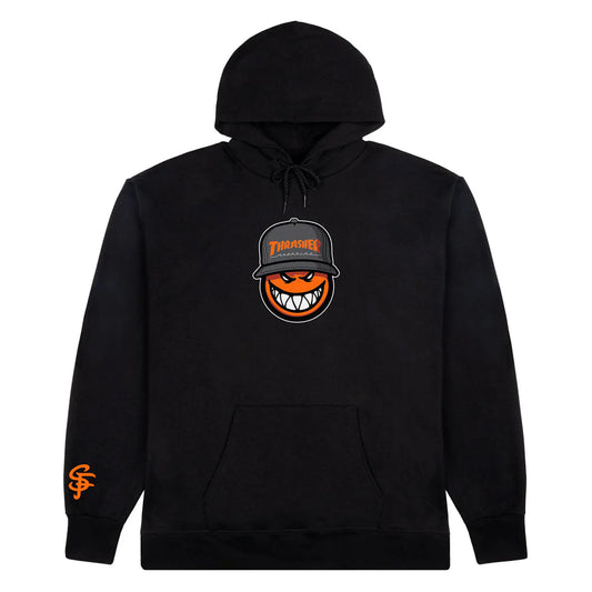 Thrasher x Spitfire SF Loc Hoodie Black