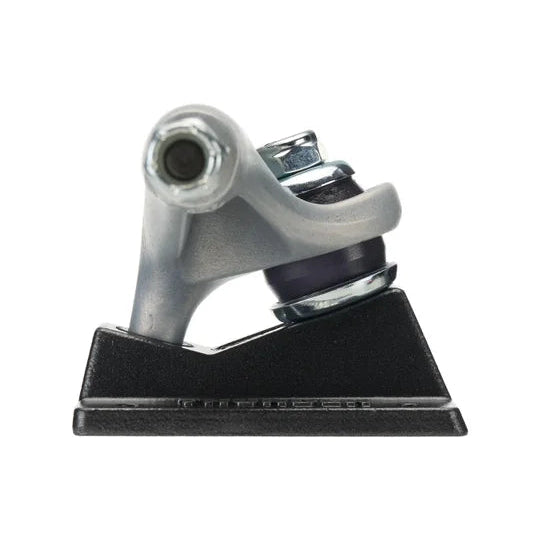 Skateboard truck with black base on a white background