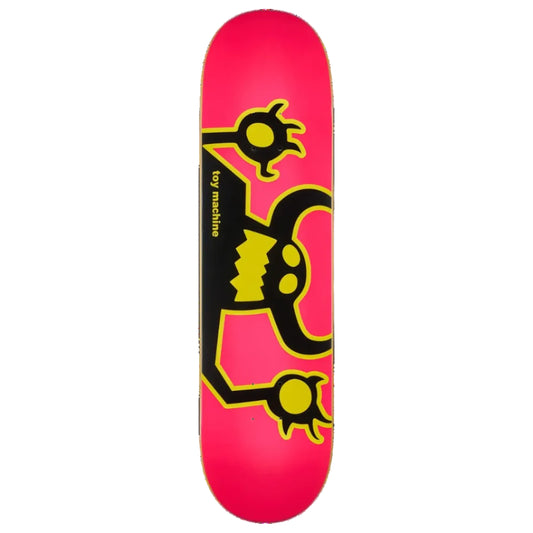 Toy Machine Skateboard Deck Original Monster Neon Pink Black 8.0