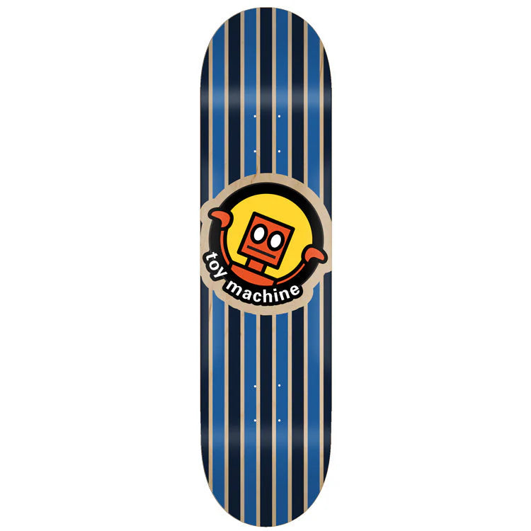 Toy Machine Skateboard Deck Robot Stripes 8.0