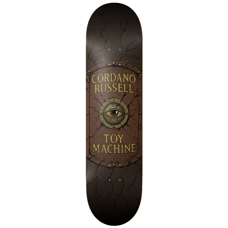Toy Machine Skateboard Deck Russell Faith 8.75
