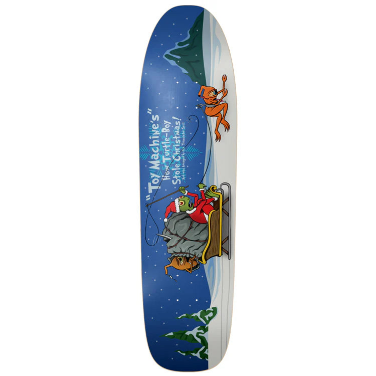 Toy Machine Skateboard Deck Turtle Boy Stole X-Mas 9.0