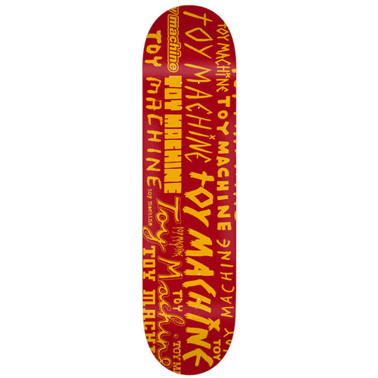 Toy Machine Skateboard Deck Word Marks 8.0