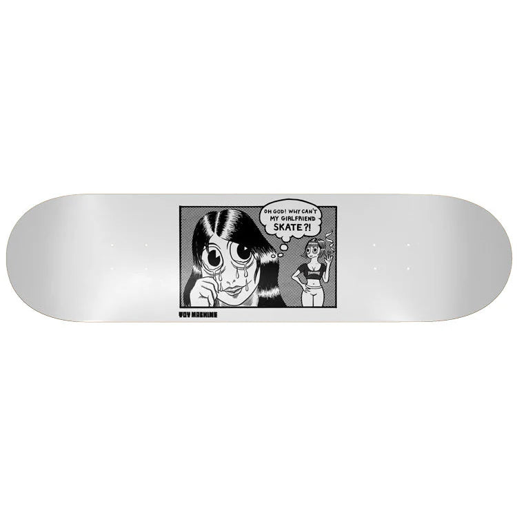 Toy Machine Skateboard Deck x Thrasher Girlfriend 8.25