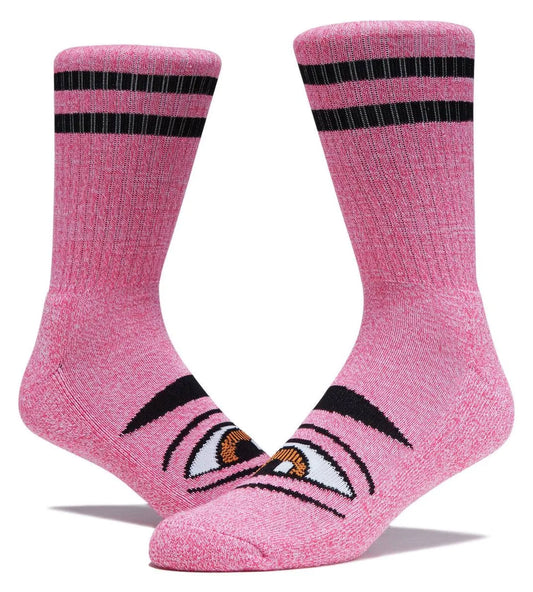 Toy Machine Socks Sect Eye Heather Pink