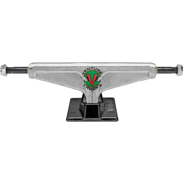 Skateboard truck with Venture logo on a white background