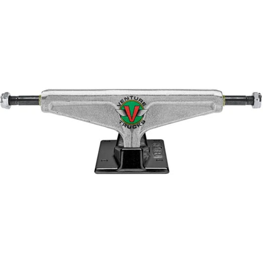Skateboard truck with Venture logo on a white background