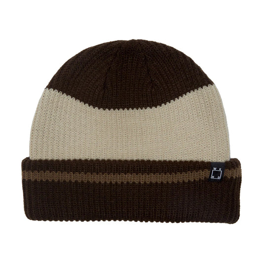 WKND Beanie Stripe Brown