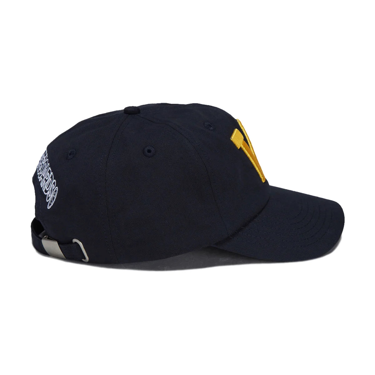 navy hat on a white background