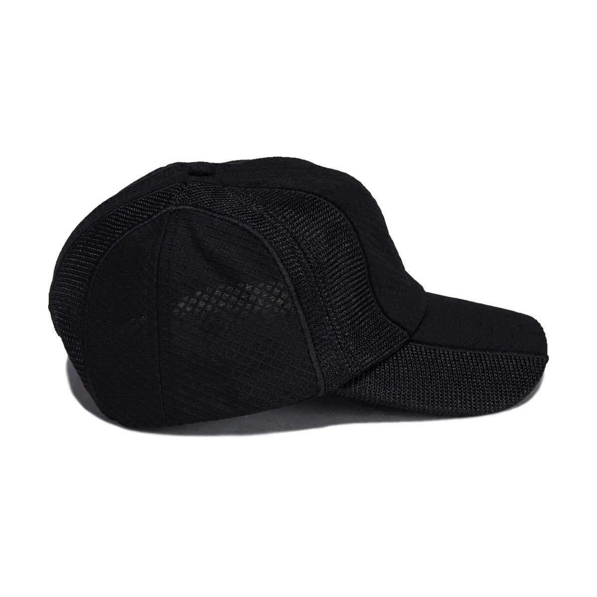black baseball cap on a white background