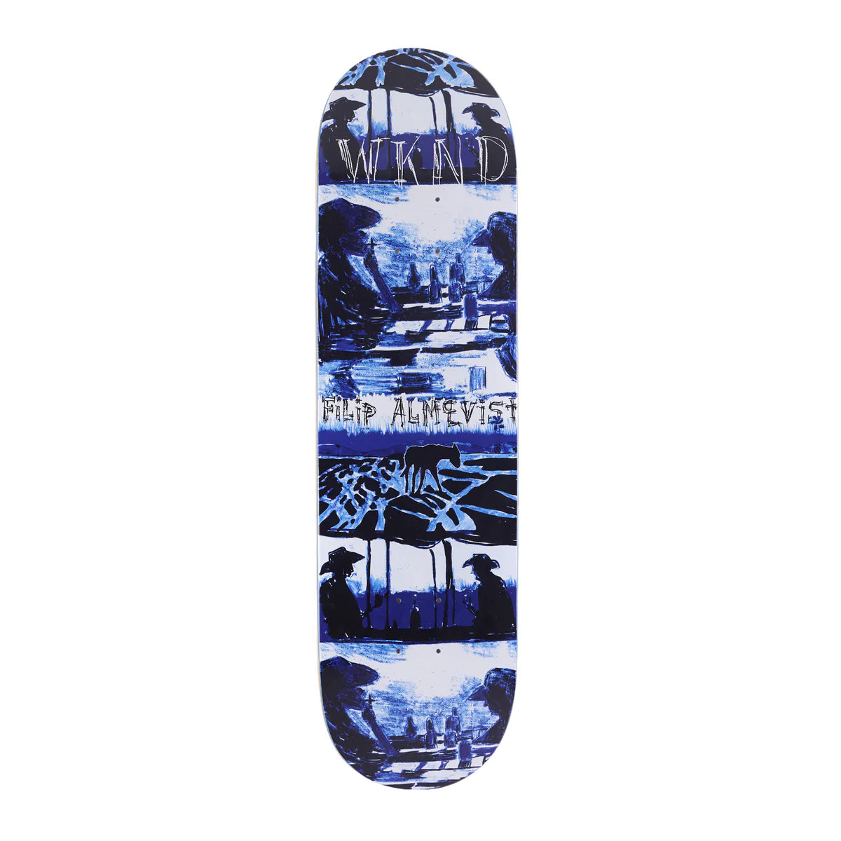 WKND Skateboard Deck Almqvist Jubb Blue 8.6
