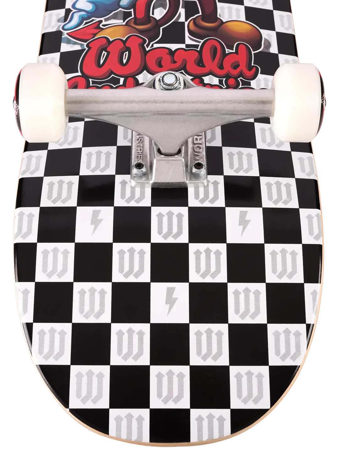 World Industries Complete Skateboard Checker Devilman 8.5