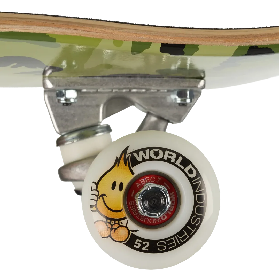 World Industries Complete Skateboard Flameboy Camo 7.5